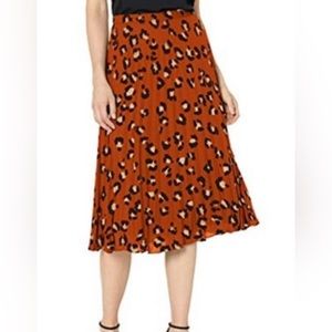 Tahari Midi Pleated Skirt